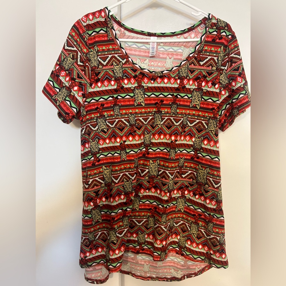 Lularoe Classic Scotty Dog Top